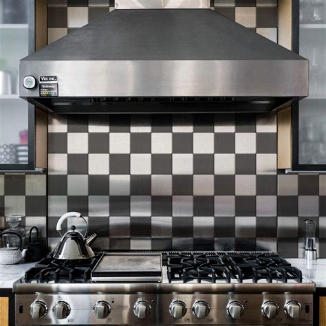 stainless steel tiles for backsplash